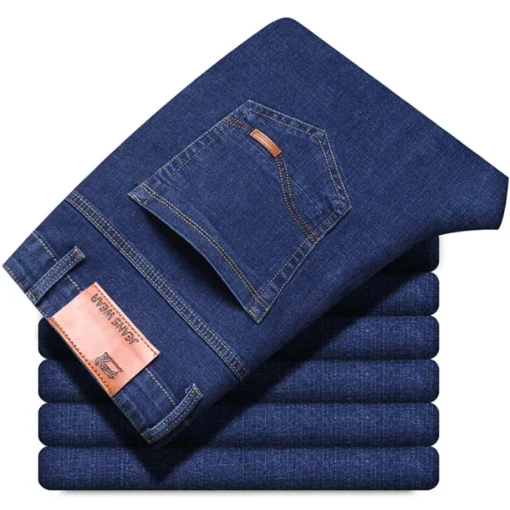 Men Light Luxury Stretch Slim Fit Pants - Image 8