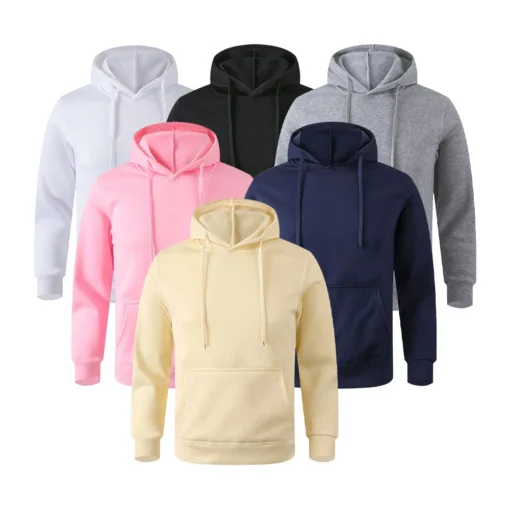 Men's Warm Sweatshirt Casual Solid Color