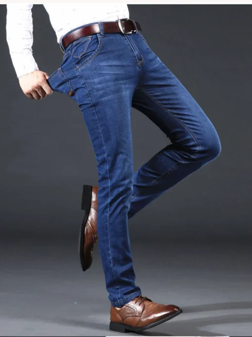 Men Light Luxury Stretch Slim Fit Pants - Image 3
