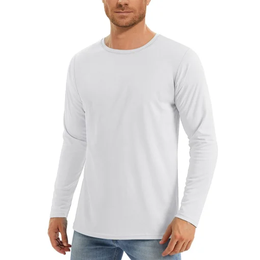 UPF50+ Men's Sunscreen UV Protection shirt - Image 9