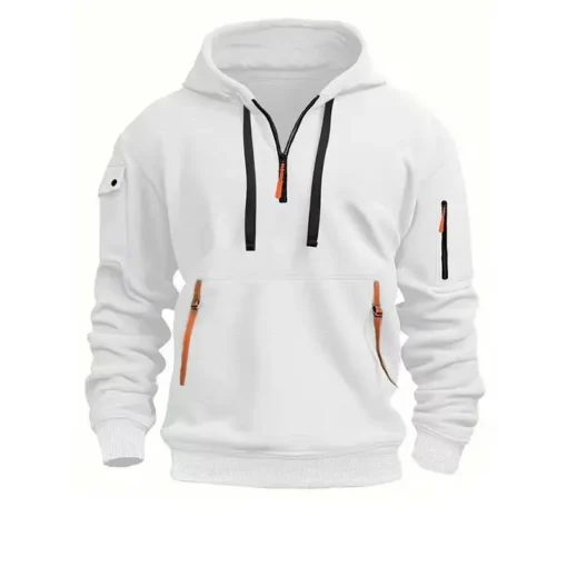 2024 Shoulder Drop Hooded Sweatshirt Men - Image 6