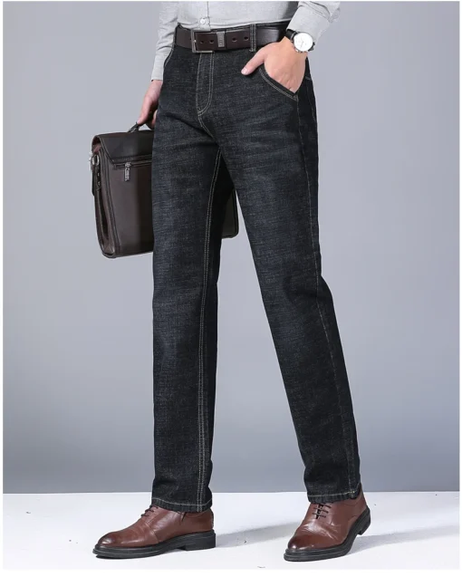 Men Light Luxury Stretch Slim Fit Pants - Image 17