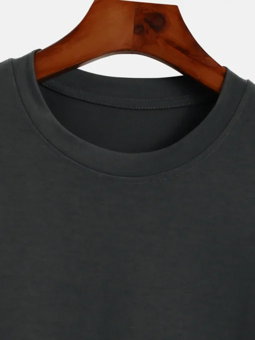 Printed round neck T-shirt trend versatile casual Shirt - Image 15