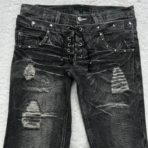 Y2K Washed Jeans - Image 2