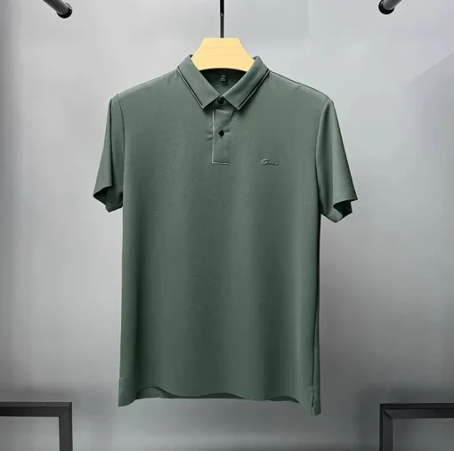 hot diamond short sleeve Advanced printed POLO shirt - Image 26