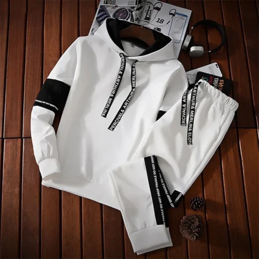 Men's Hoodies Long Sleeve Casual Printing With Letter - Image 14