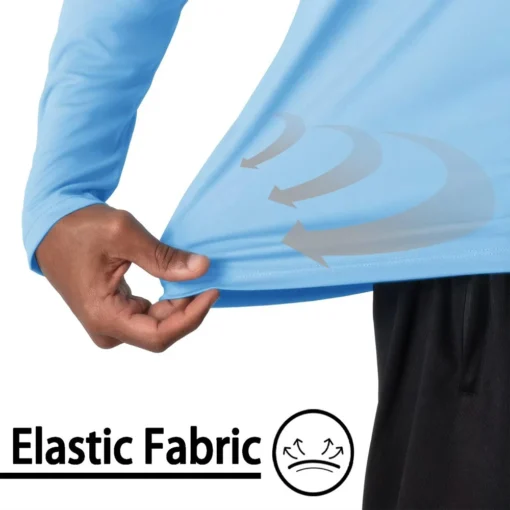 UPF50+ Men's Sunscreen UV Protection shirt - Image 5