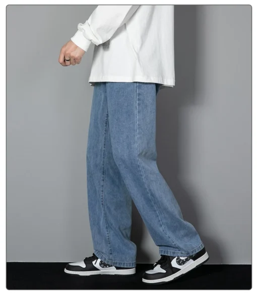 2025 New Korean Men's Casual Long Jeans - Image 22