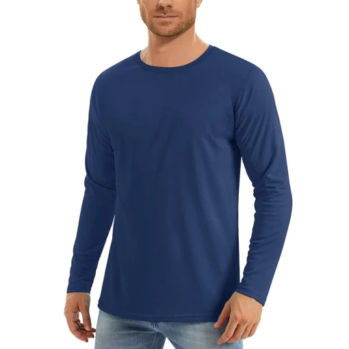 UPF50+ Men's Sunscreen UV Protection shirt - Image 8