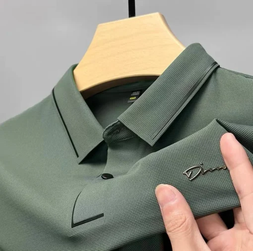hot diamond short sleeve Advanced printed POLO shirt - Image 25