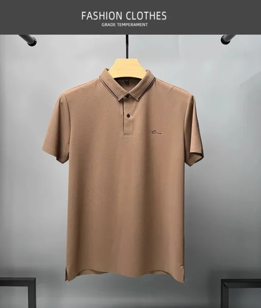 hot diamond short sleeve Advanced printed POLO shirt - Image 24