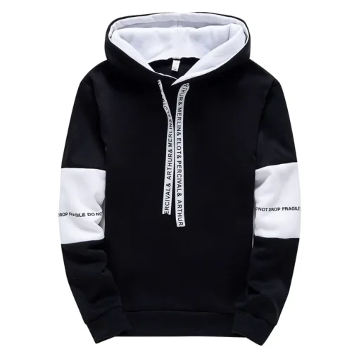 Men's Hoodies Long Sleeve Casual Printing With Letter - Image 9