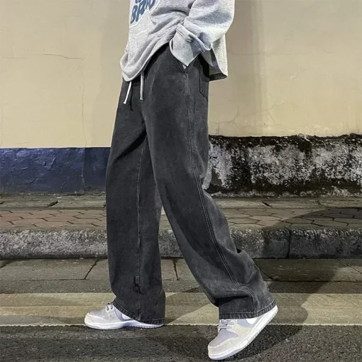 2024 New Streetwear Loose Jeans - Image 2