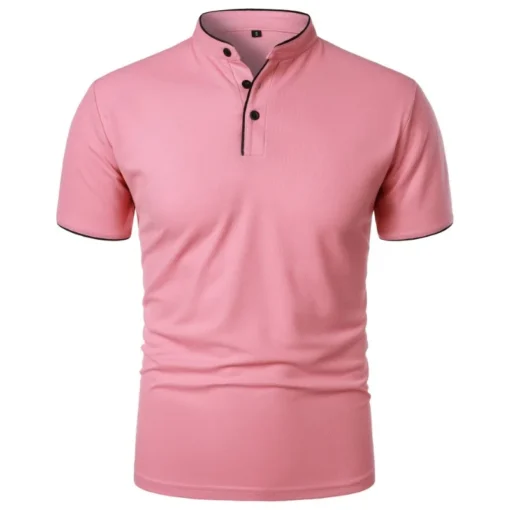 Summer Short Sleeve Collar Tshirts - Image 17