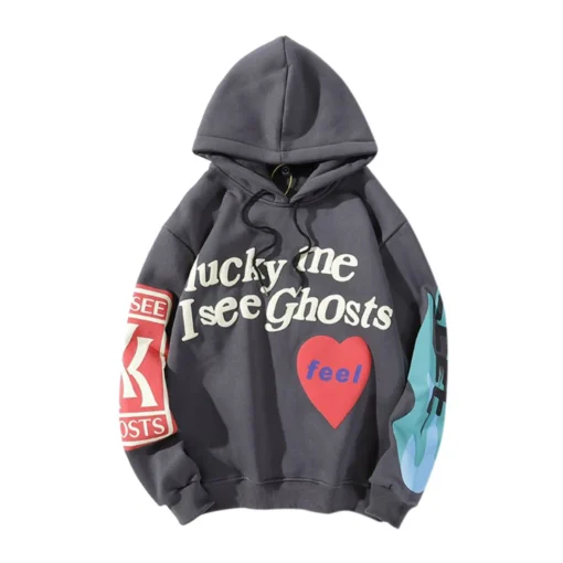 Graffiti Print Padded Sweatshirt - Image 13