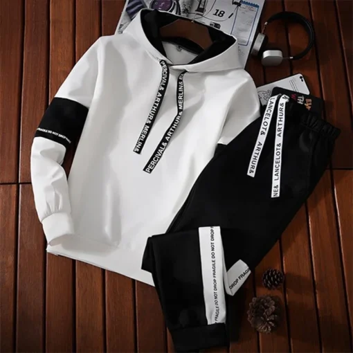 Men's Hoodies Long Sleeve Casual Printing With Letter - Image 15