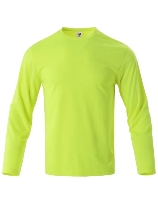 Men's Casual Plain Long-Sleeved Fitness T-shirt - Image 14