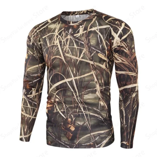 Long Sleeve 3d Camouflage Print Graphic T Shirts - Image 12