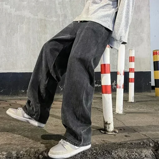 2024 New Streetwear Loose Jeans