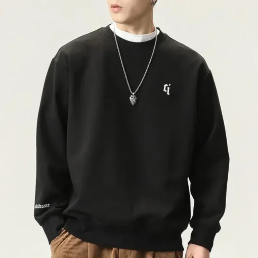 Men's Clothing Pullover Hoodieless Sweatshirts - Image 10
