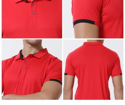 Casual Sports Quick-drying Lapel Short-sleeved POLO Shirt - Image 17