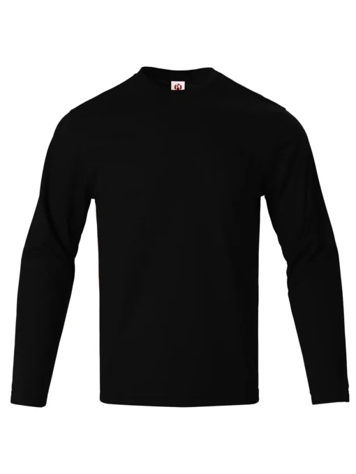 Men's Casual Plain Long-Sleeved Fitness T-shirt - Image 3