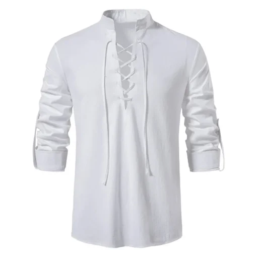 King Billion Cotton Linen Long Sleeve T-shirt - Image 11