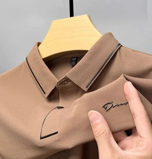 hot diamond short sleeve Advanced printed POLO shirt - Image 23
