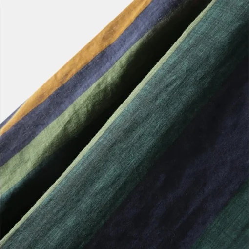 Colorful Vertical Stripes Loose Long Sleeve Shirt - Image 15
