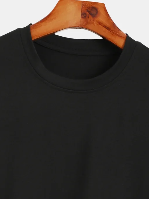 Printed round neck T-shirt trend versatile casual Shirt - Image 8
