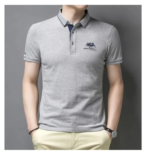 Summer Men's Embroidered Polo Shirts - Image 20