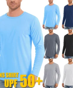 UPF50+ Men's Sunscreen UV Protection shirt