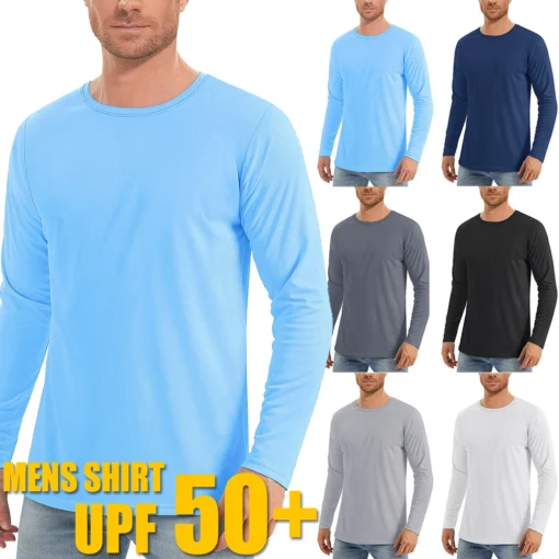 UPF50+ Men's Sunscreen UV Protection shirt