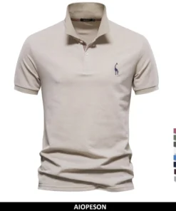 AIOPESON Brand Men's Polo Shirts