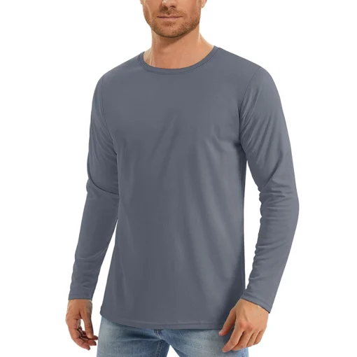UPF50+ Men's Sunscreen UV Protection shirt - Image 6