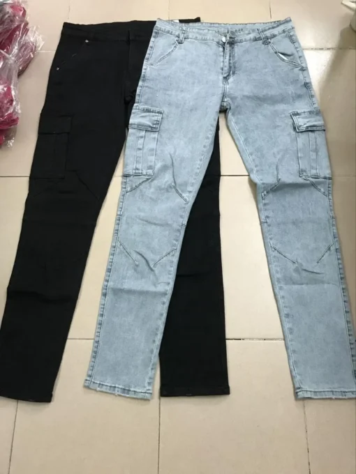 Men Street Elastic Denim Jeans - Image 9