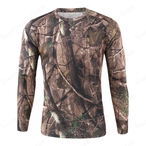 Long Sleeve 3d Camouflage Print Graphic T Shirts - Image 22