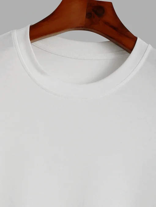 men's printed round neck long-sleeved T-shirt - Image 5