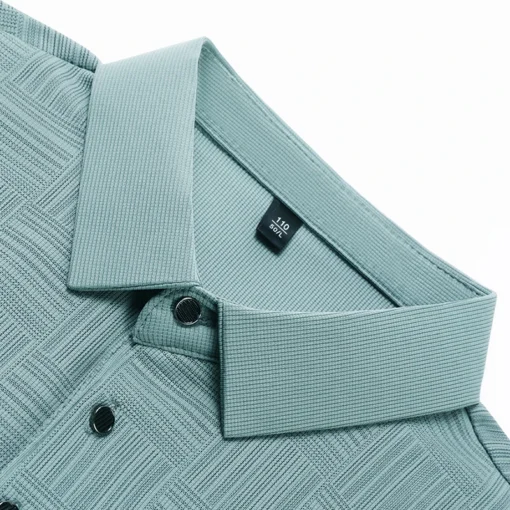 2024 Men's New Printed Business Casual Short sleeved POLO Shirt - Image 28
