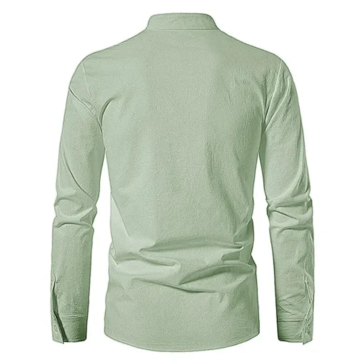 King Billion Cotton Linen Long Sleeve T-shirt - Image 54