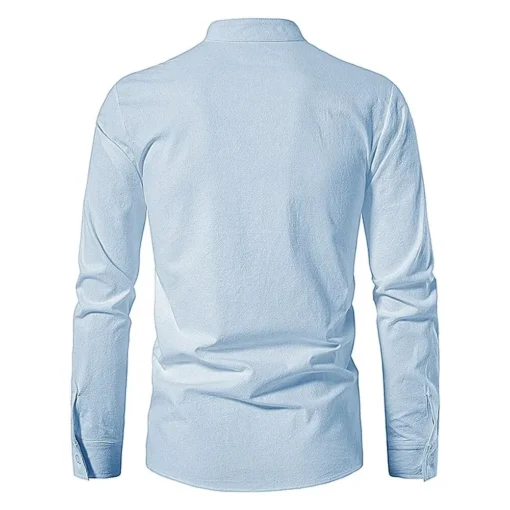 King Billion Cotton Linen Long Sleeve T-shirt - Image 49