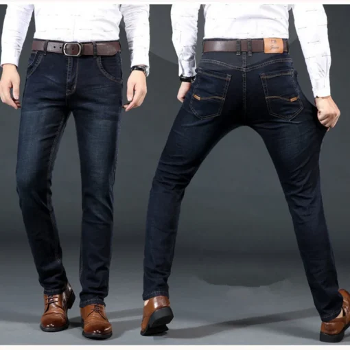 Men Light Luxury Stretch Slim Fit Pants - Image 2