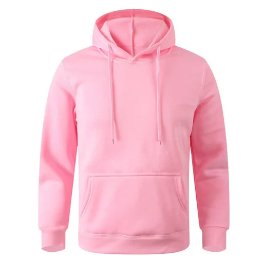 Men's Warm Sweatshirt Casual Solid Color - Image 11