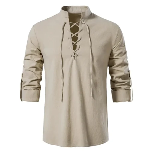 King Billion Cotton Linen Long Sleeve T-shirt - Image 8