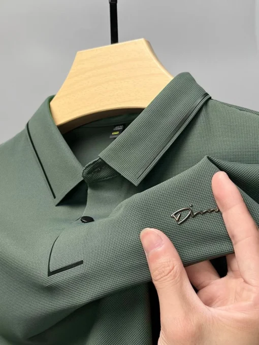 hot diamond short sleeve Advanced printed POLO shirt - Image 7