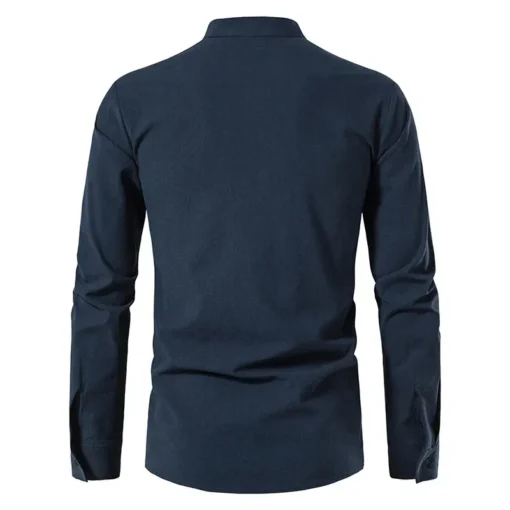King Billion Cotton Linen Long Sleeve T-shirt - Image 41