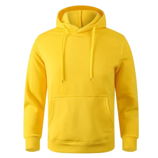 Men's Warm Sweatshirt Casual Solid Color - Image 7