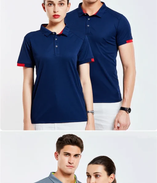 Casual Sports Quick-drying Lapel Short-sleeved POLO Shirt - Image 15