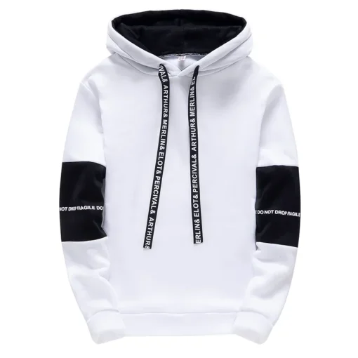 Men's Hoodies Long Sleeve Casual Printing With Letter - Image 2