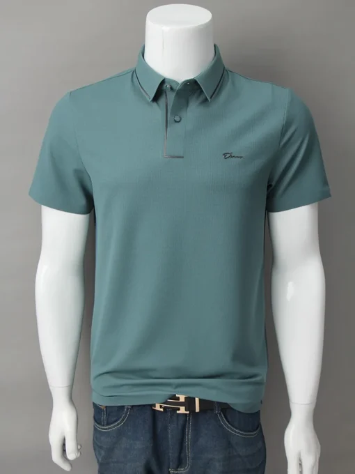 hot diamond short sleeve Advanced printed POLO shirt - Image 6